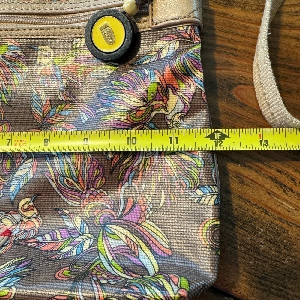 Sakroots Fun Crossbody Birds Purse adjustable strap - Picture 8 of 12